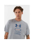 Under Armour Majica Ua Core Novelty Graphic Ss 1380957 Siva Loose Fit - Pepit.si