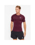 Under Armour Majica Ua Hg Armour Comp Ss 1361518 Bordo rdeča Compression Fit - Pepit.si