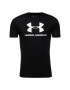 Under Armour Majica Ua Sportstyle Logo 1329590 Črna Regular Fit - Pepit.si