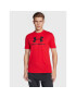 Under Armour Majica Ua Sportstyle Logo 1329590 Rdeča Loose Fit - Pepit.si