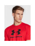 Under Armour Majica Ua Sportstyle Logo 1329590 Rdeča Loose Fit - Pepit.si