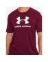 Under Armour Majica Ua Sportstyle Logo Ss 1329590 Bordo rdeča Loose Fit - Pepit.si