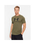 Under Armour Majica Ua Sportstyle Logo Ss 1329590 Khaki Loose Fit - Pepit.si