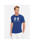 Under Armour Majica Ua Sportstyle Logo Ss 1329590 Modra Loose Fit - Pepit.si