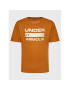 Under Armour Majica Ua Team Issue Wordmark 1329582 Oranžna Loose Fit - Pepit.si