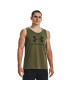 Under Armour Športna majica UA SPORTSTYLE LOGO TANK 1329589 Khaki Regular Fit - Pepit.si