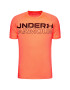 Under Armour Športna majica Wordmark 1361702 Oranžna Loose Fit - Pepit.si