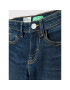 United Colors Of Benetton Jeans kratke hlače 4XA259DY0 Modra Slim Fit - Pepit.si