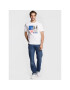 United Colors Of Benetton Majica 3096U102U Bela Regular Fit - Pepit.si