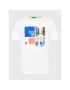 United Colors Of Benetton Majica 3096U102U Bela Regular Fit - Pepit.si