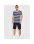 United Colors Of Benetton Majica 35A8U100Z Mornarsko modra Relaxed Fit - Pepit.si