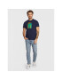 United Colors Of Benetton Majica 3F93U103T Mornarsko modra Regular Fit - Pepit.si