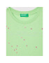 United Colors Of Benetton Majica 3I1XC101L Zelena Relaxed Fit - Pepit.si