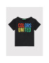 United Colors Of Benetton Majica 3I1XC103J Črna Regular Fit - Pepit.si