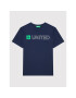 United Colors Of Benetton Majica 3I1XC105T Mornarsko modra Regular Fit - Pepit.si