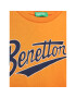 United Colors Of Benetton Majica 3I1XC10A1 Oranžna Regular Fit - Pepit.si