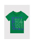 United Colors Of Benetton Majica 3I1XG100G Zelena Regular Fit - Pepit.si