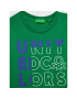 United Colors Of Benetton Majica 3I1XG100G Zelena Regular Fit - Pepit.si