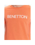 United Colors Of Benetton Majica 3I1XU100A Oranžna Regular Fit - Pepit.si