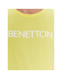 United Colors Of Benetton Majica 3I1XU100A Rumena Regular Fit - Pepit.si