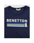 United Colors Of Benetton Majica 3I9WMM28H Mornarsko modra Regular Fit - Pepit.si