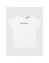 United Colors Of Benetton Majica 3P4ZG1013 Bela Regular Fit - Pepit.si