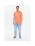 United Colors Of Benetton Majica 3YR3U1050 Oranžna Regular Fit - Pepit.si