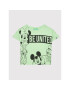 United Colors Of Benetton Majica DISNEY 3096C105L Zelena Relaxed Fit - Pepit.si