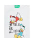 United Colors Of Benetton Majica DISNEY 3096G103J Bela Regular Fit - Pepit.si