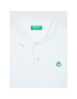 United Colors Of Benetton Polo majica 3089C300K Bela Regular Fit - Pepit.si