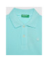 United Colors Of Benetton Polo majica 3089C3135 Modra Regular Fit - Pepit.si