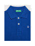 United Colors Of Benetton Polo majica 3089C3135 Modra Regular Fit - Pepit.si