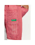 United Colors Of Benetton Puhovka 2TWDDN024 Roza Regular Fit - Pepit.si