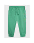 United Colors Of Benetton Spodnji del trenirke 3J68GF020 Zelena Regular Fit - Pepit.si