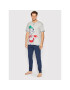 United Colors Of Benetton Zgornji del pižame DISNEY 3BVX4M009 Siva Regular Fit - Pepit.si