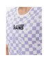 Vans Majica Floral Checker Ss Crop VN000ADT Vijolična Regular Fit - Pepit.si