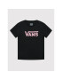 Vans Majica Flying V Crew VN0A53P2 Črna Regular Fit - Pepit.si