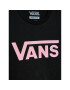 Vans Majica Flying V Crew VN0A53P2 Črna Regular Fit - Pepit.si