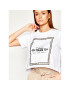 Vans Majica Leila Tee VN0A4CWXWHT Bela Oversize - Pepit.si