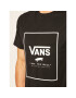 Vans Majica Print Box VN0A312S Črna Slim Fit - Pepit.si