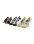 Vans Set 3 parov ženskih stopalk Poppu Ditsy Canoodle VN0A7Y5XBD51 Pisana - Pepit.si