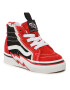 Vans Superge Sk8-Hi Zip Bolt VN000BVKREB1 Rdeča - Pepit.si