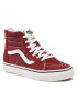 Vans Superge SK8-Hi Zip VN0A4BUX9AK1 Bordo rdeča - Pepit.si