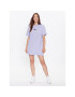 Vans Vsakodnevna obleka Wm Center Vee Tee Dress VN0A4RU2 Vijolična Boyfriend Fit - Pepit.si