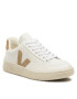 Veja Superge V-12 Leather XD0202896A Bela - Pepit.si