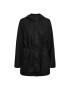 Vero Moda Curve Dežna jakna Malou 10258070 Črna Regular Fit - Pepit.si