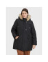 Vero Moda Curve Parka Storm 10276474 Črna Regular Fit - Pepit.si