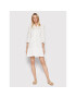 Vero Moda Srajčna obleka Amina 10263672 Bela Relaxed Fit - Pepit.si