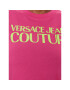 Versace Jeans Couture Majica Logo 74HAHT03 Roza Regular Fit - Pepit.si