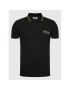 Versace Jeans Couture Polo majica 72GAGT01 Črna Regular Fit - Pepit.si